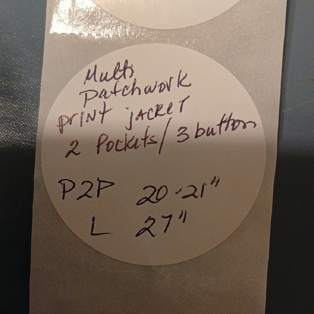 Damee Multicolor oversized Patchwork Jacket - image 6